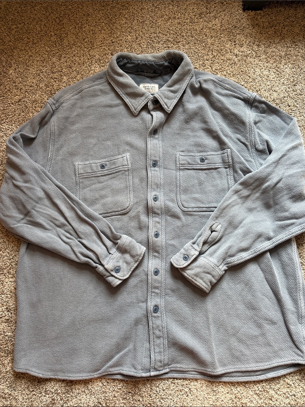 Men’s button up American Eagle casual shirt sz XXL
